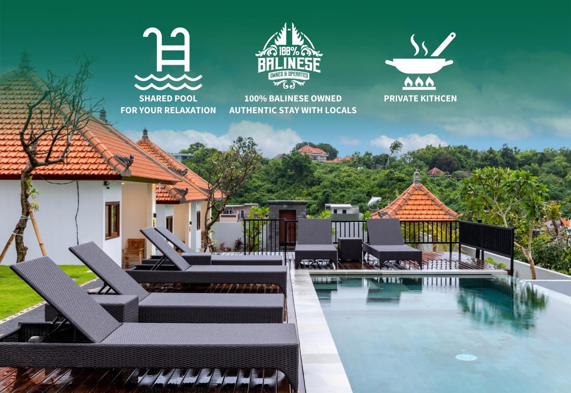Agra Villa Bali By Bukit Vista ウンガサン エクステリア 写真